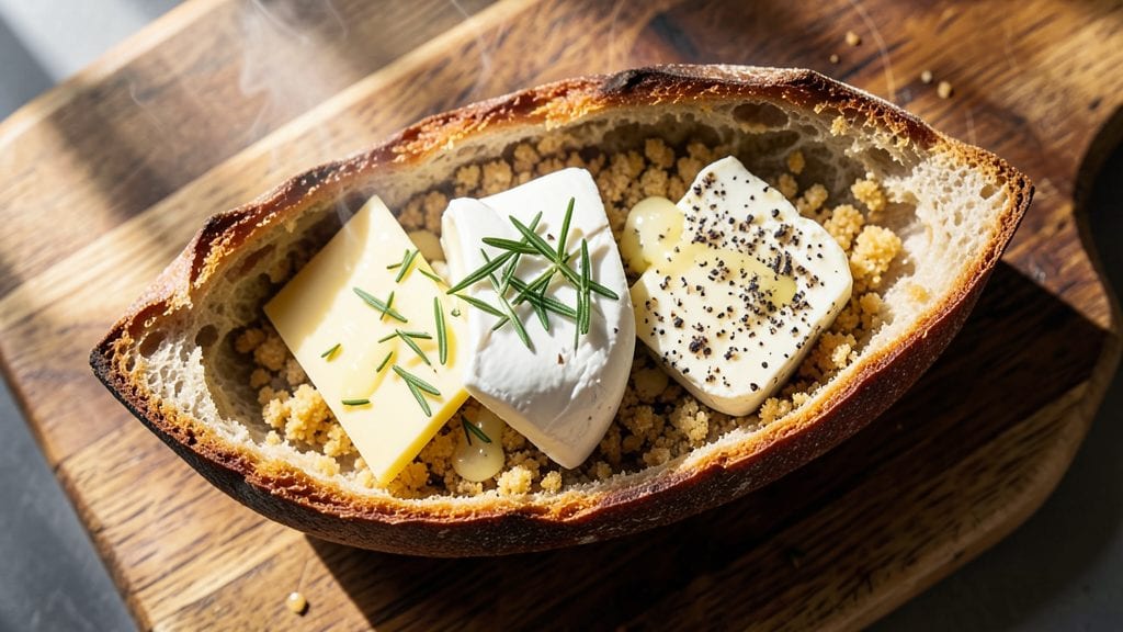 Cheese Boat Recipe: Crispy Breadcrumb Crown Over Gooey Pull-Apart Magic