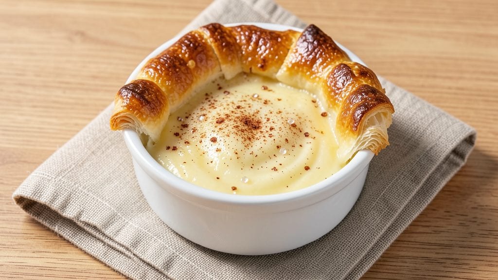 Cheese Cups Recipe: Buttery Biscuit Crown Over Gooey Vanilla Swirls
