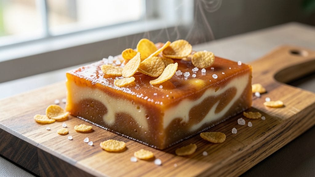 Cheese Fudge Recipe: Ultra-Smooth Swirls With Crispy Cornflake Crown