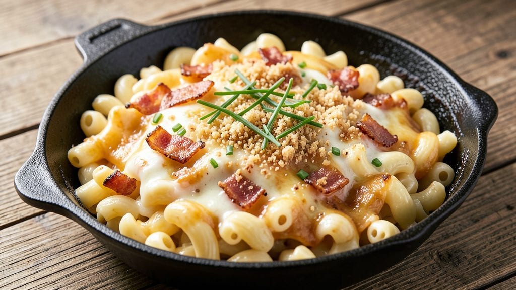 Copycat Outback Mac and Cheese Recipe: One-Pan Crispy-Top Cheese Swirl Magic