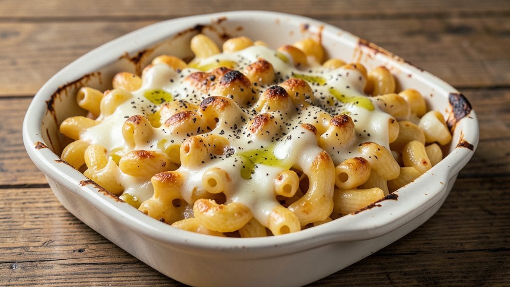 Old Fashioned Baked Mac and Cheese Recipe: Bubbly Cheese Swirls and Crispy Top Magic