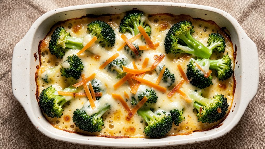 Paula Deen's Broccoli and Cheese Casserole Recipe: Golden Crisp Top and Gooey Cheese Swirls