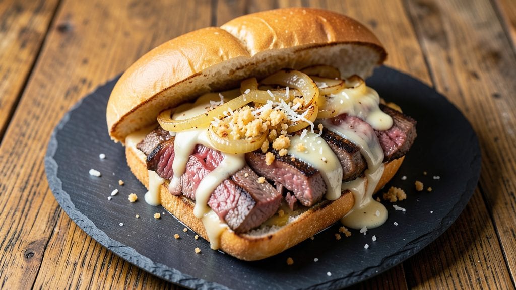 Philadelphia Cheese Steak Recipe: Crispy Breaded Sandwich with Melted Cheese Magic
