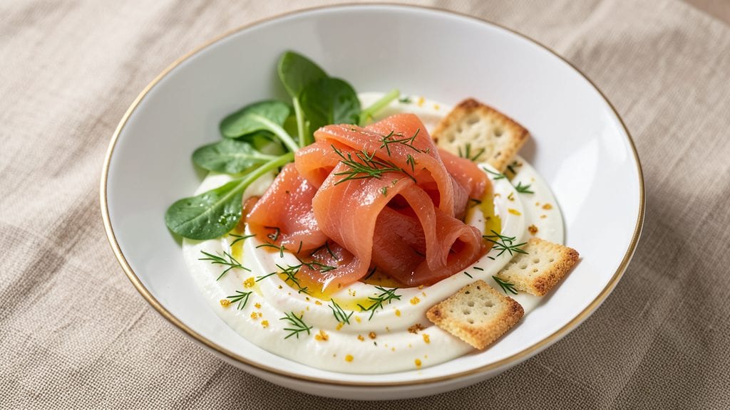 Smoked Salmon With Philadelphia Cheese Recipe: Crispy Cracker Bites With Creamy Drizzle Magic